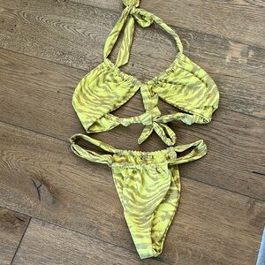 Skatie Zebra Print Bikini